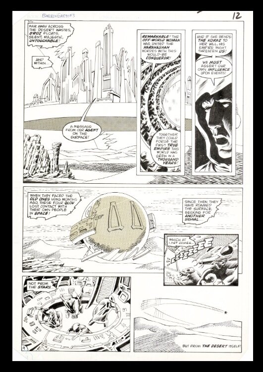 Ron Randall, Conqueror of the barren earth - Planche originale