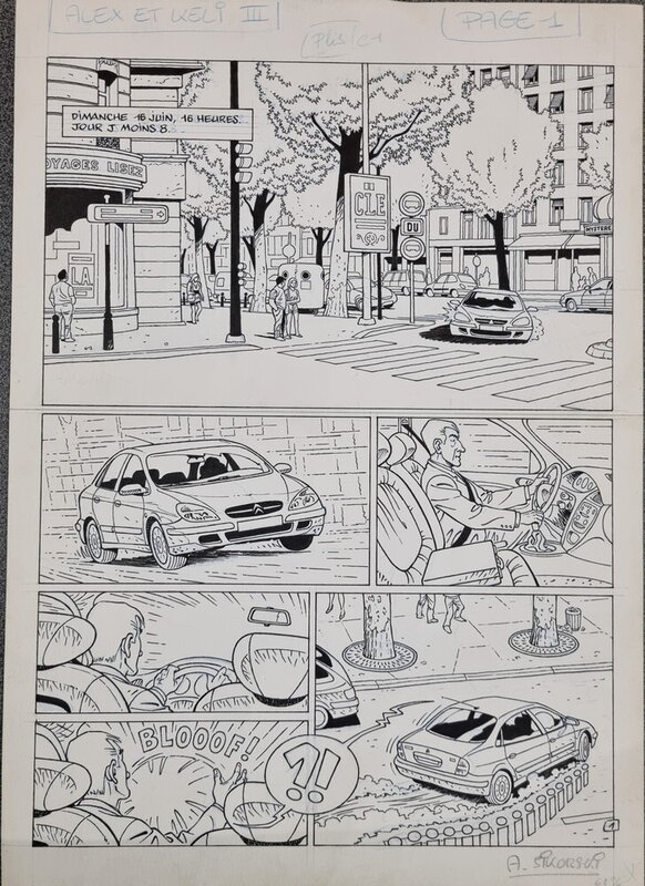 For sale - Alain Sikorski, Denis Lapière, La clé des mystères T.3 (album complet) - Comic Strip