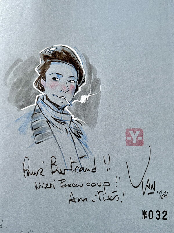 Yan LE PON : Dédicace dans L’Escadron bleu - Dédicace