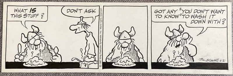 For sale - Hagar DUNOR by Dik Browne - Comic Strip