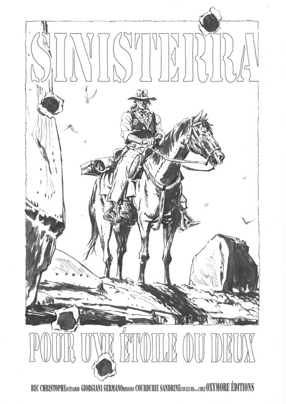 En vente - Germano Giorgiani, Sinisterra - EX LIBRIS  PULP'S BD - Planche originale