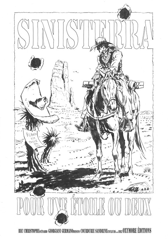 En vente - Germano Giorgiani, Sinisterra  t1- ex libris BDFUGUE - Illustration originale