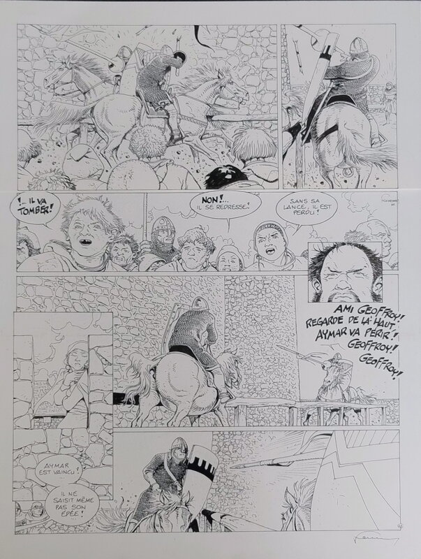 Aymar va périr! by Hermann - Comic Strip