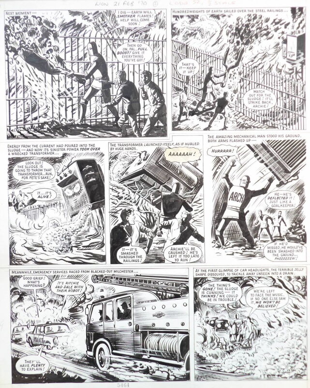 Ted Kearon, Archie , man of steel - Planche originale