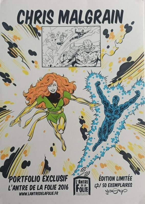 Chris Malgrain, X-Men/Phoenix  Formidables/Stellar - Original Illustration