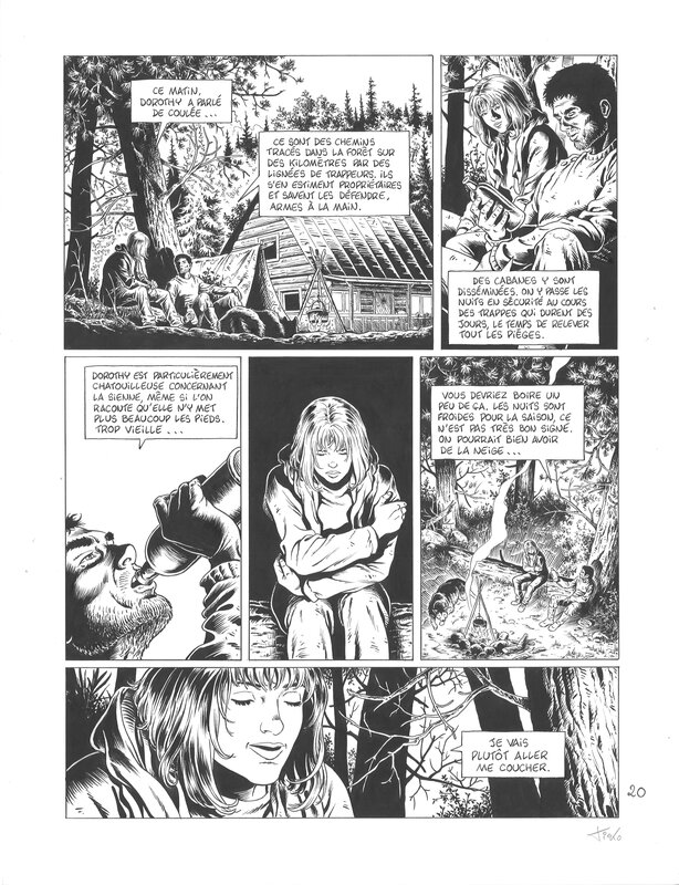 En vente - Tieko - Alaska p. 20 - Planche originale