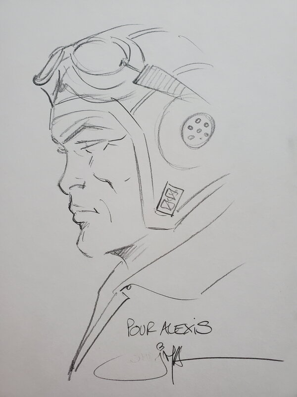 Jean-Michel Arroyo, L'ESCADRILLE DES TÊTES BRÛLEES   T3 LA MORT SELON BOYINGTON - Sketch