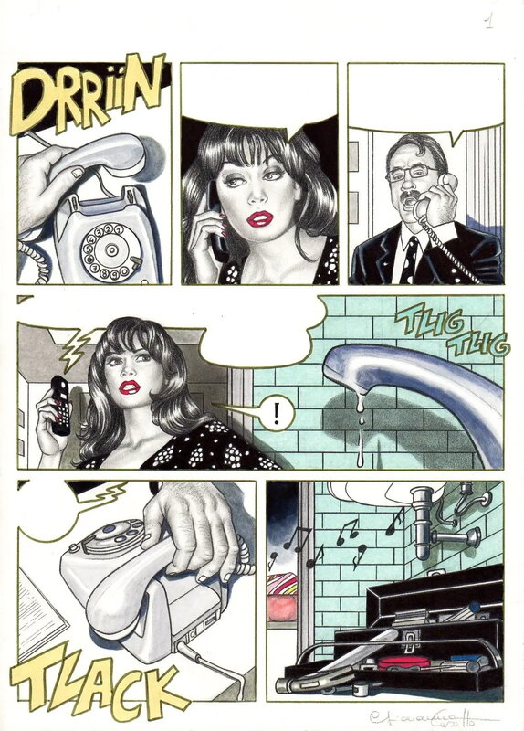 Selen p.1 par Giovanna Casotto - Planche originale