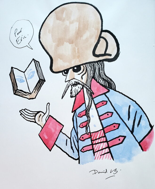 ROI ROSE par David B. - Dédicace