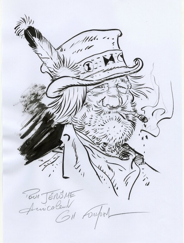 Gil Formosa, Blueberry dédicace McGlure - Sketch