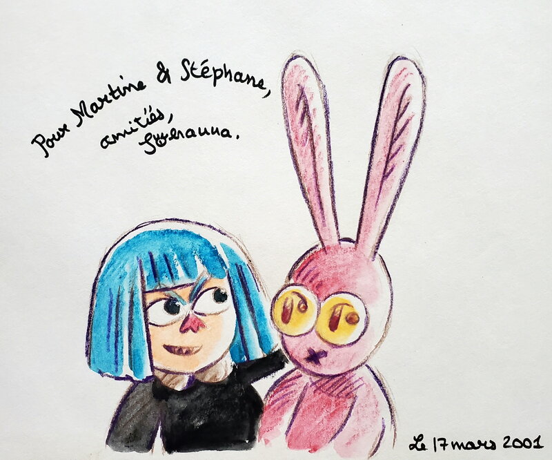 Johanna, LES PHOSFEES    T2 NANA FAIT DES CAUCHEMARS - Dédicace