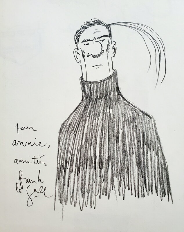 Frank Le Gall, THEODORE POUSSIN   T1 CAPITAINE STEENE - Dédicace