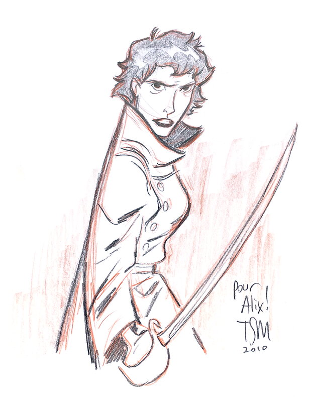 Rose et Isabel par Ted Mathot - Dédicace