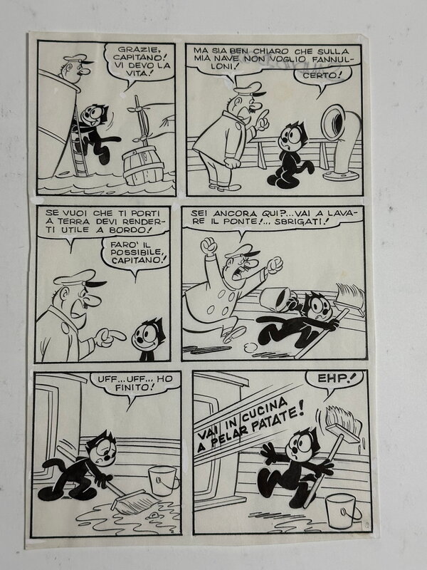 Sandro Dossi, Felix “Meglio naufrago” - Planche 2/4 - Comic Strip