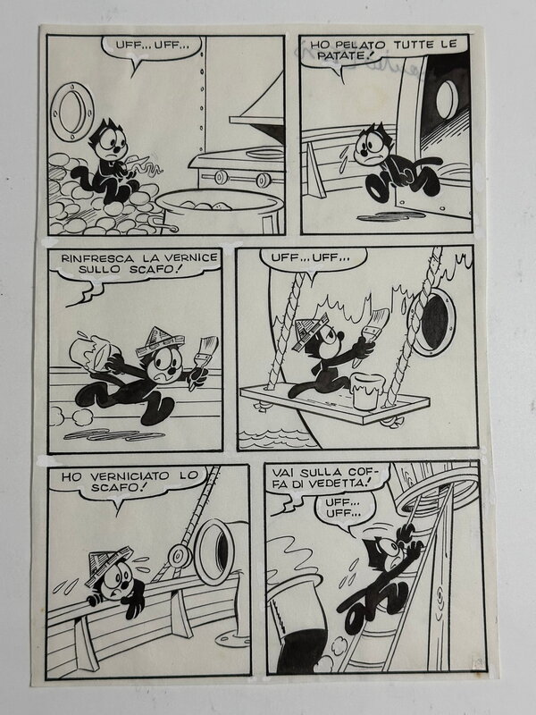 Sandro Dossi, Felix “Meglio naufrago” - Planche 3/4 - Comic Strip