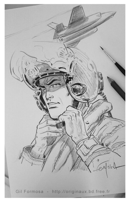 Gil Formosa, Buck DANNY Helmet F-35 - Dédicace