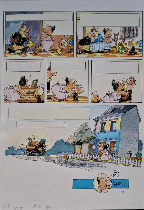 Jojo par André Geerts - Planche originale