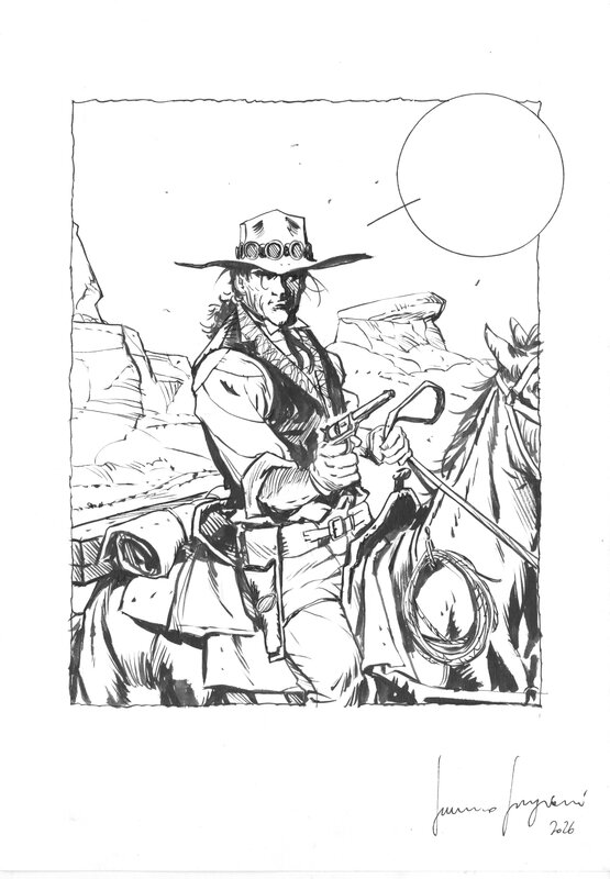 For sale - Sinisterra by Germano Giorgiani - Original Illustration