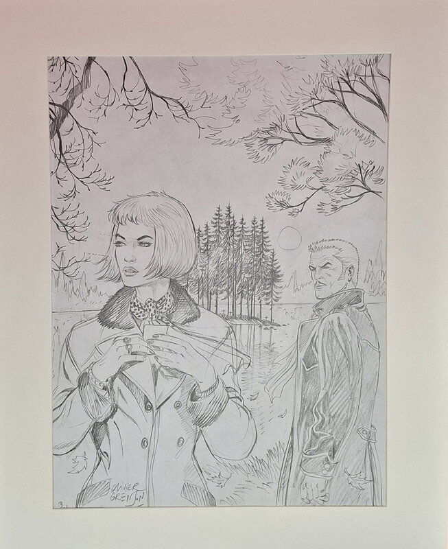 Olivier Grenson, Jean Dufaux, Couverture non retenue du tome 5 de Niklos Koda - Couverture originale