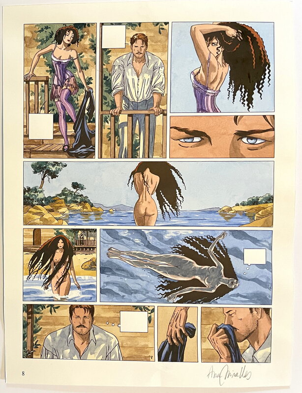 Ana Mirallès, Miralles - Djinn Page - Comic Strip