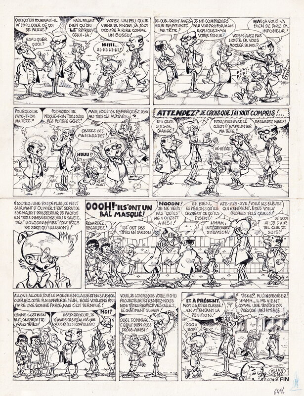 Génial Olivier by Jacques Devos - Comic Strip