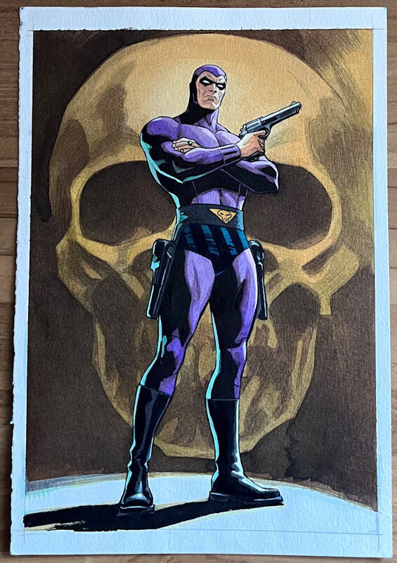 Le Fantôme par Marcial Toledano - Illustration originale