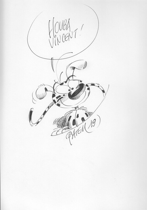 Marsupilami par Batem - Dédicace