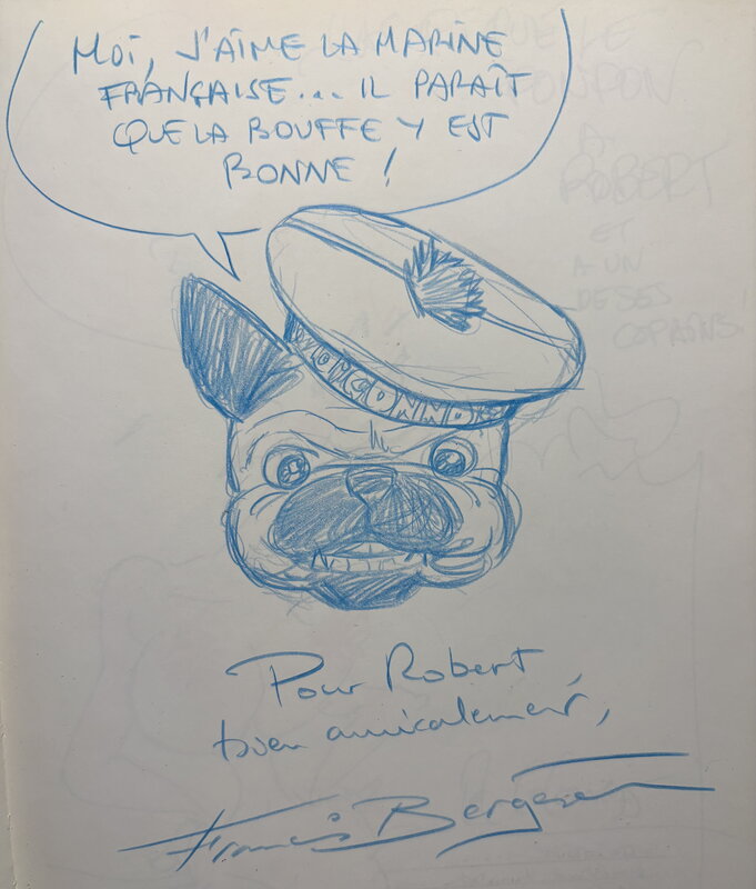 Dédicace de Bergese by Francis Bergèse - Sketch