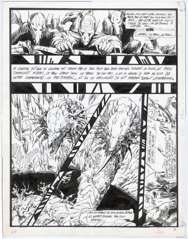 For sale - Philippe Druillet, Nosferatu – Planche originale 30 - Comic Strip