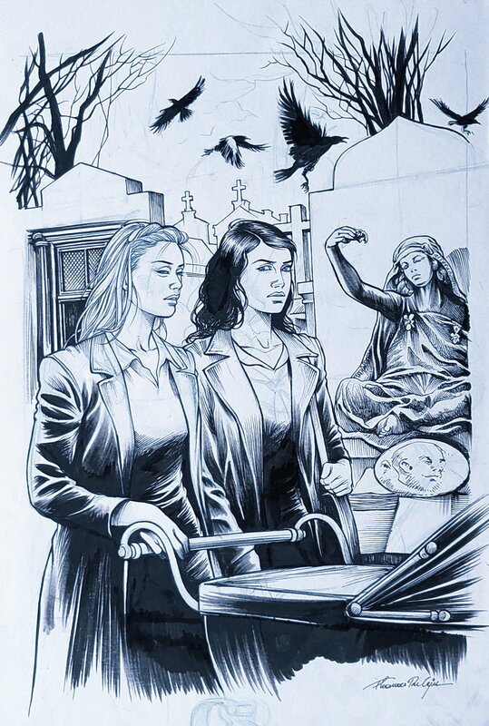 Saboteuses par Thomas Du Caju - Planche originale