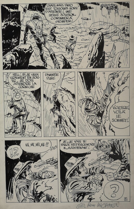 Blueberry par Jean Giraud - Planche originale