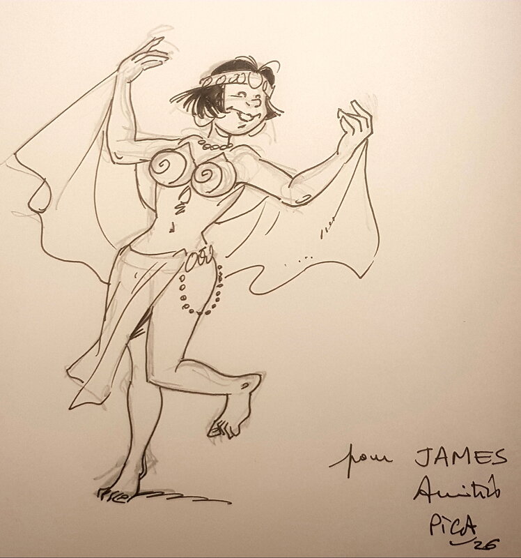 Pica, Amina la danseuse de ventre - Les Profs refont l'histoire Tome 1 - Sketch