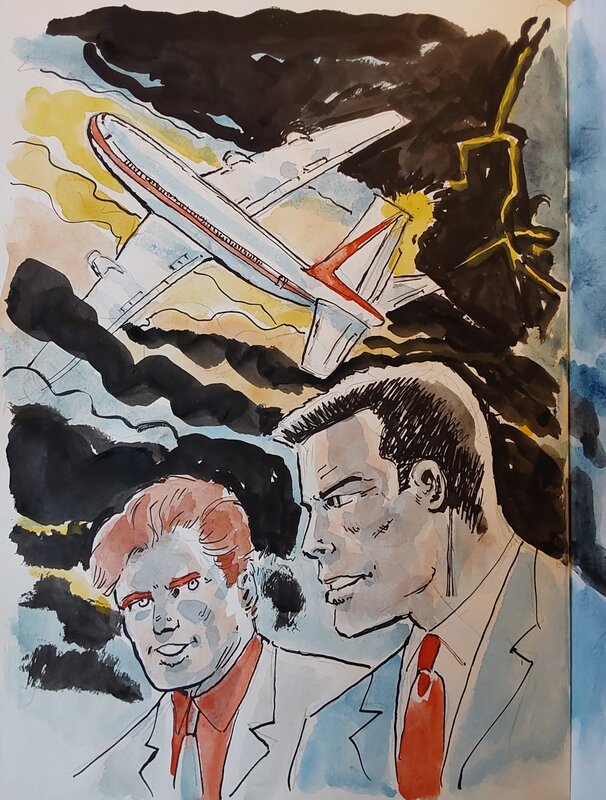 Dino Attanasio, Bob Morane : Les tours de Cristal - Dédicace