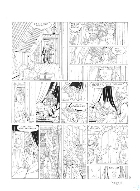 Ferry, Nicolas Van Vosselen, Les Chroniques de Panchrysia / De Kronieken van Panchrysia - Planche originale