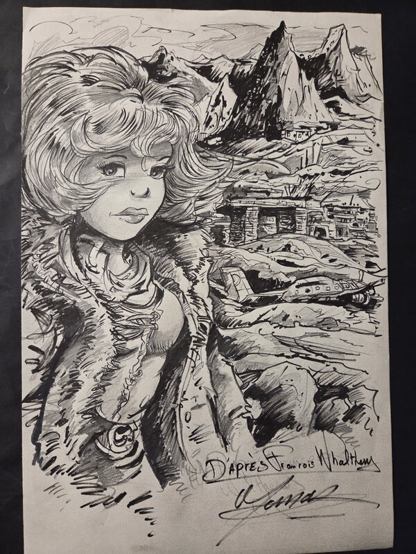 En vente - Illustration originale de Mangeat Renaud - Illustration originale