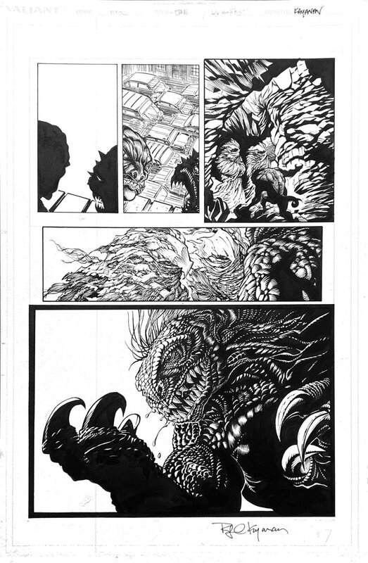 En vente - Turok# 1 Page 8 par Rafael Kayanan - Planche originale