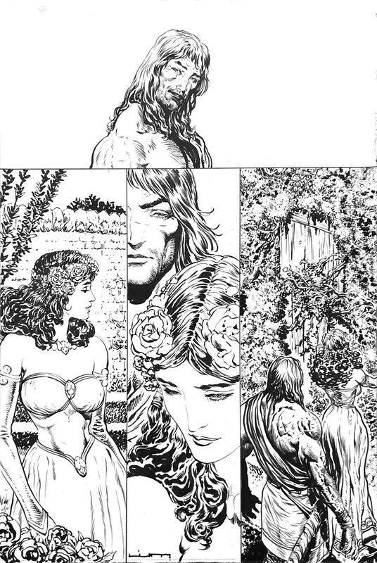 En vente - Liam Sharp, Spawn Dark Ages #2 page 16 - Planche originale