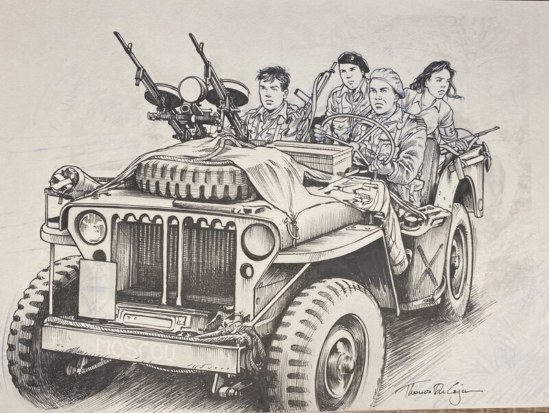 Thomas Du Caju, illustration originale, 