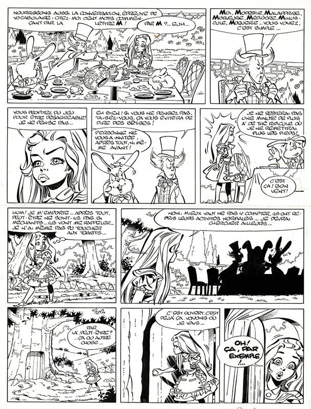 Dany, Alice au pays des merveilles - Comic Strip