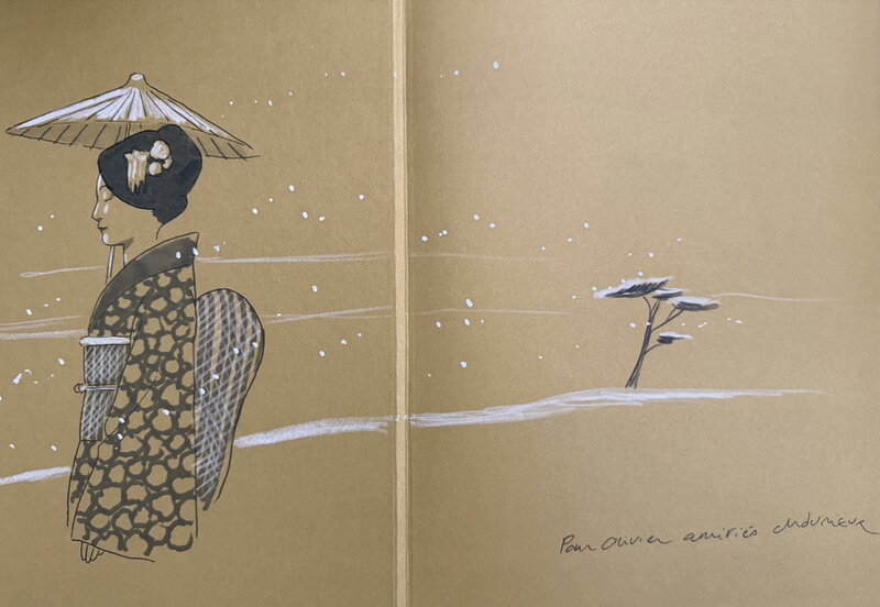 Geisha par Christian Durieux - Dédicace