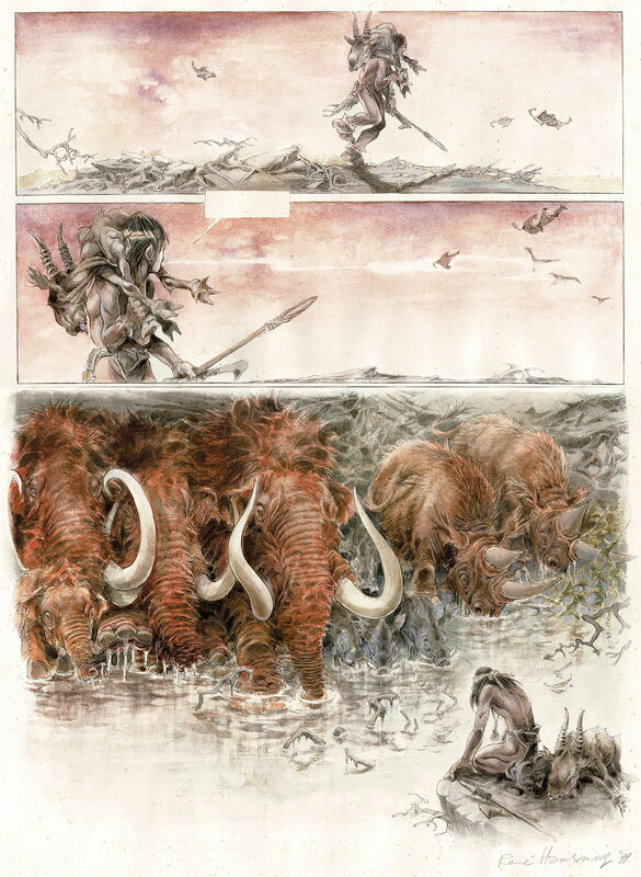 René Hausman, Les Chassaurs de l'aube - Comic Strip