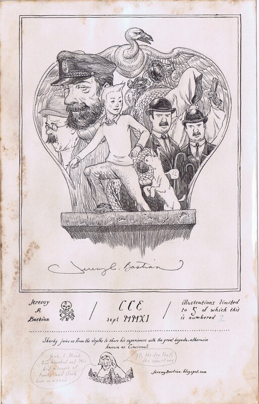 En vente - Tintin illustration by Jeremy Bastian - Œuvre originale