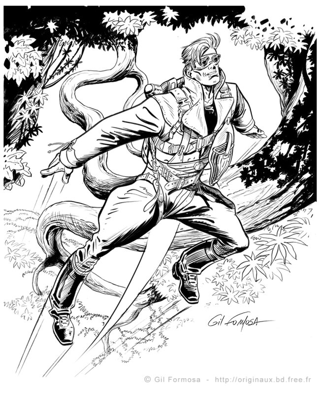 Robur par Gil Formosa - Illustration originale