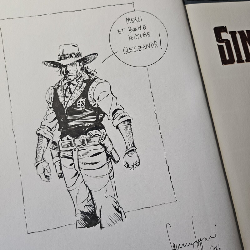 Sinisterra DEDICACE by Germano Giorgiani - Sketch