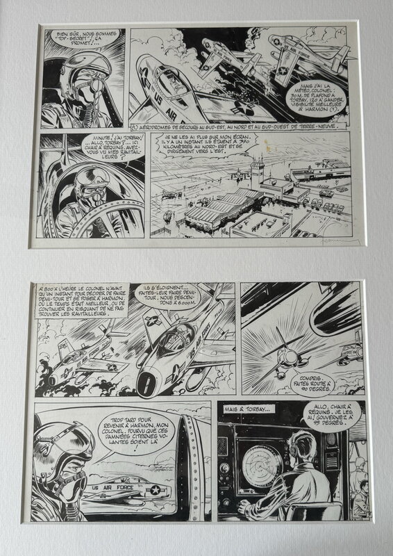 Hermann, Operation « chairs a requins » - Comic Strip