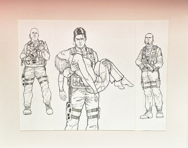 Thomas Legrain, Benec, Couverture Sisco tome 4 - Couverture originale