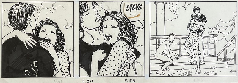Milo Manara - Giuseppe Bergman - Planche originale