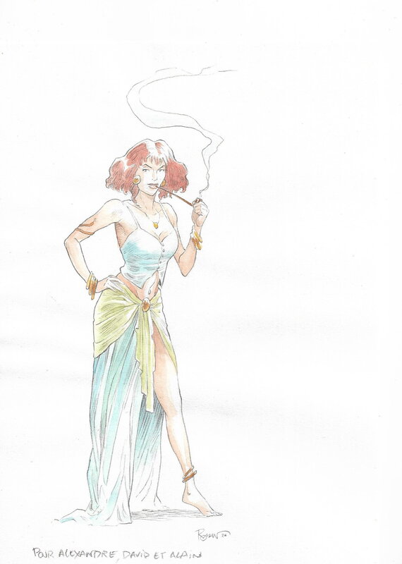 Olivier Roman, Illustration aquarellée - Illustration originale