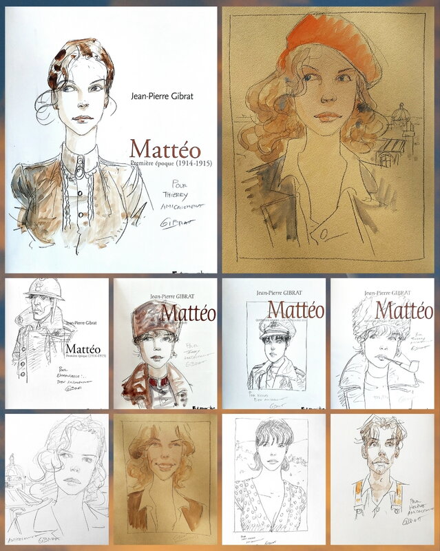 ■ 10 dédicaces de Gibrat ■  Les Tirages de Tête - Dédicace