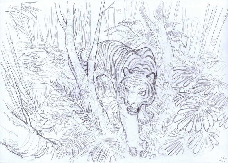 En vente - Love #1 - Le tigre par Federico Bertolucci, Frédéric Brrémaud - Couverture originale